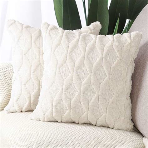 Our square decorative pillow covers are our most popular, with dozens of ever-changing options to. . White pillow covers 24x24